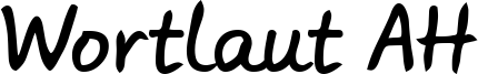 Wortlaut AH Font