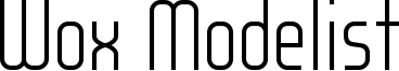 WOX_Modelist_Light_demo.otf