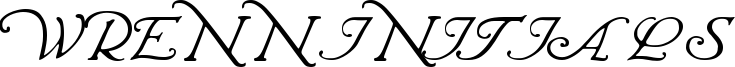 Wrenn Initials Font