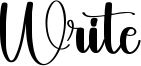 Write Font