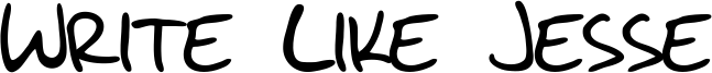 Write Like Jesse Font
