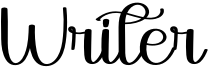 Writer Font