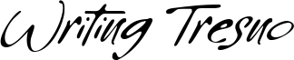 Writing Tresno Font