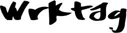 Wrktag Font