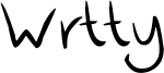 Wrtty Font