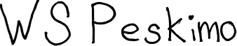 WS Peskimo Font
