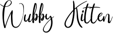 Wubby Kitten Font