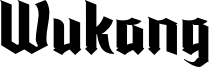 Wukang Font