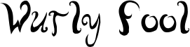 Wurly Fool Font