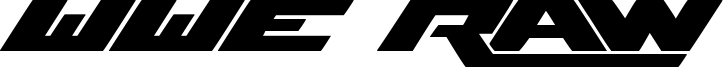 WWE Raw Font