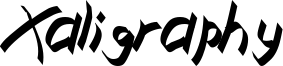 Xaligraphy Italic.ttf