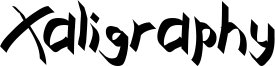 Xaligraphy Font