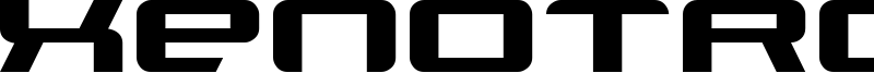 Xenotron Broadstroke Font