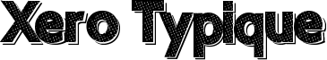 Xero Typique Font