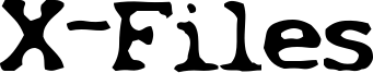 X-Files Font