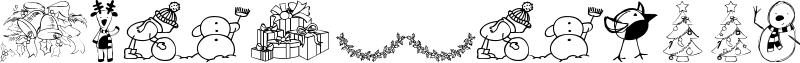 Xmas Cartoon Font