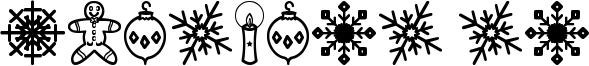 Xmasbats St Font