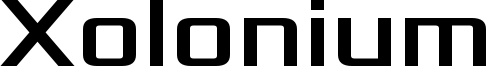 Xolonium Font
