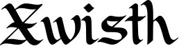 Xwisth Font