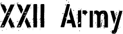 XXII DIRTY-ARMY.ttf