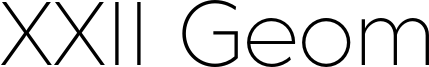XXIIGeomDEMO-Light.otf