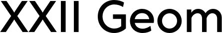 XXIIGeomDEMO-Medium.otf