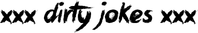 xxx Dirty Jokes xxx Font