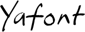 yafont.ttf