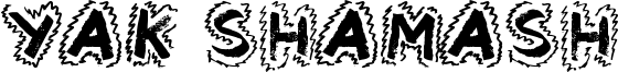 Yak Shamash Font