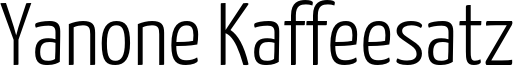 YanoneKaffeesatz-Light.otf