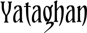 Yataghan Font