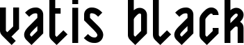 Yatis Black Font