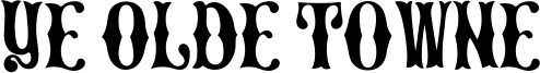 Ye Olde Towne Font