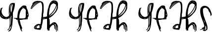 Yeah Yeah Yeahs Font