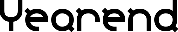 Yearend Font