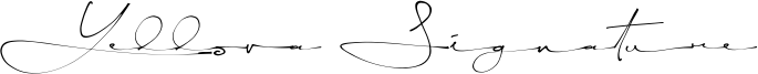 Yellova Signature Font