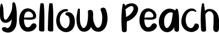 Yellow Peach Font