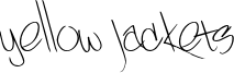 Yellow jackets Font