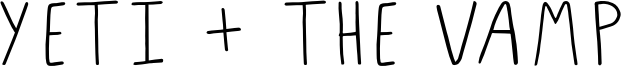 Yeti + The Vamp Font