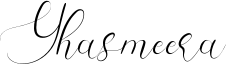 Yhasmeera Font
