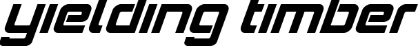 Yielding Timber Font