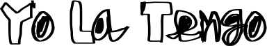Yo La Tengo Font