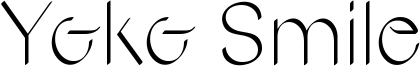 Yoko Smile Font