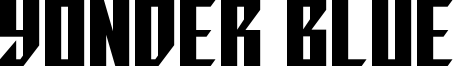 Yonder Blue Font