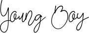 Young Boy Font
