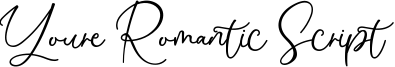 Youre Romantic Script Font