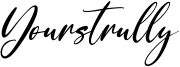 Yourstrully Font