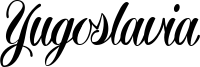 Yugoslavia Font