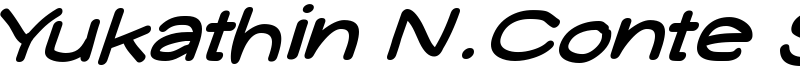 Yukathin N.Conte Smile Font