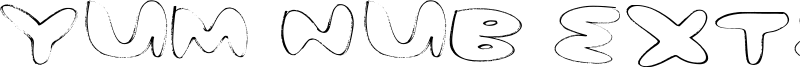 Yum Nub Extended Font
